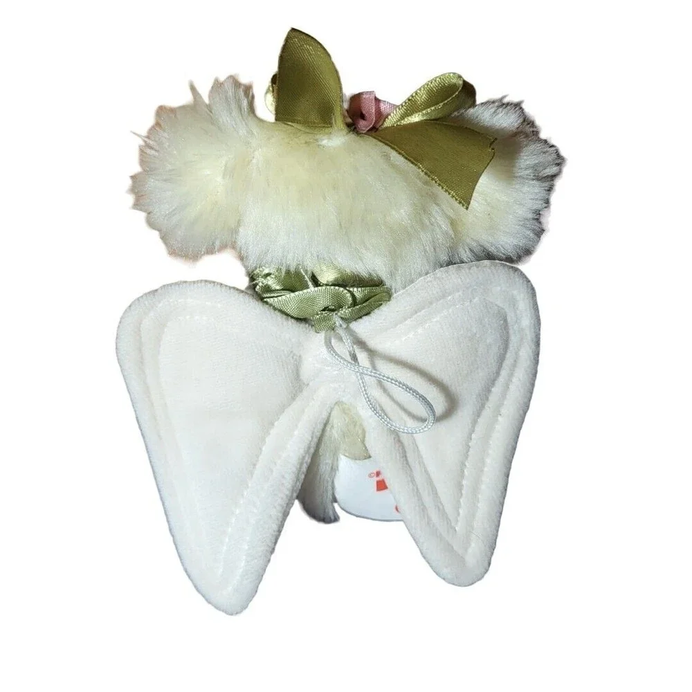 PBC International Sweet Treats Petite Angel w'kisses Cream Teddy Bear, 7
